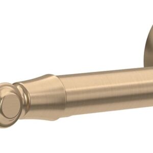 delta mylan (1 pack) toilet paper holder champagne bronze pivoting tissue roll rod, organization and storage, wall mounteded gold bathroom accessories myn50 cz