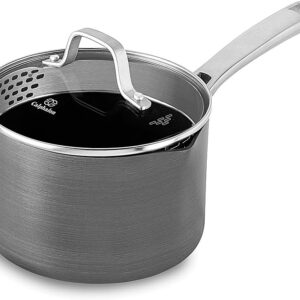 calphalon classic nonstick sauce pan with cover, 2.5 quart